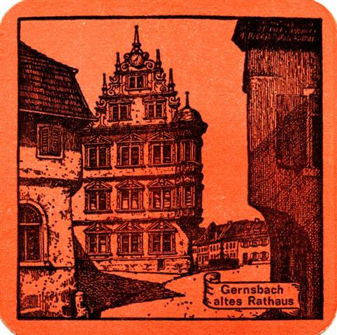 gernsbach ra-bw gerns altstadt 2b (quad185-altes rathaus-schwarzorange)